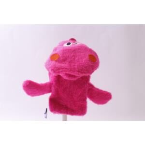 New Zoo Review, Puppet Factory, Hippo, Hand Puppet, 1974, Small Plush, Pink, So